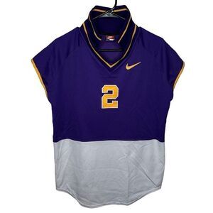 VTG UW University of Washington Cut Off Jersey Shirt Size M